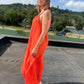 Robe Cléo orange