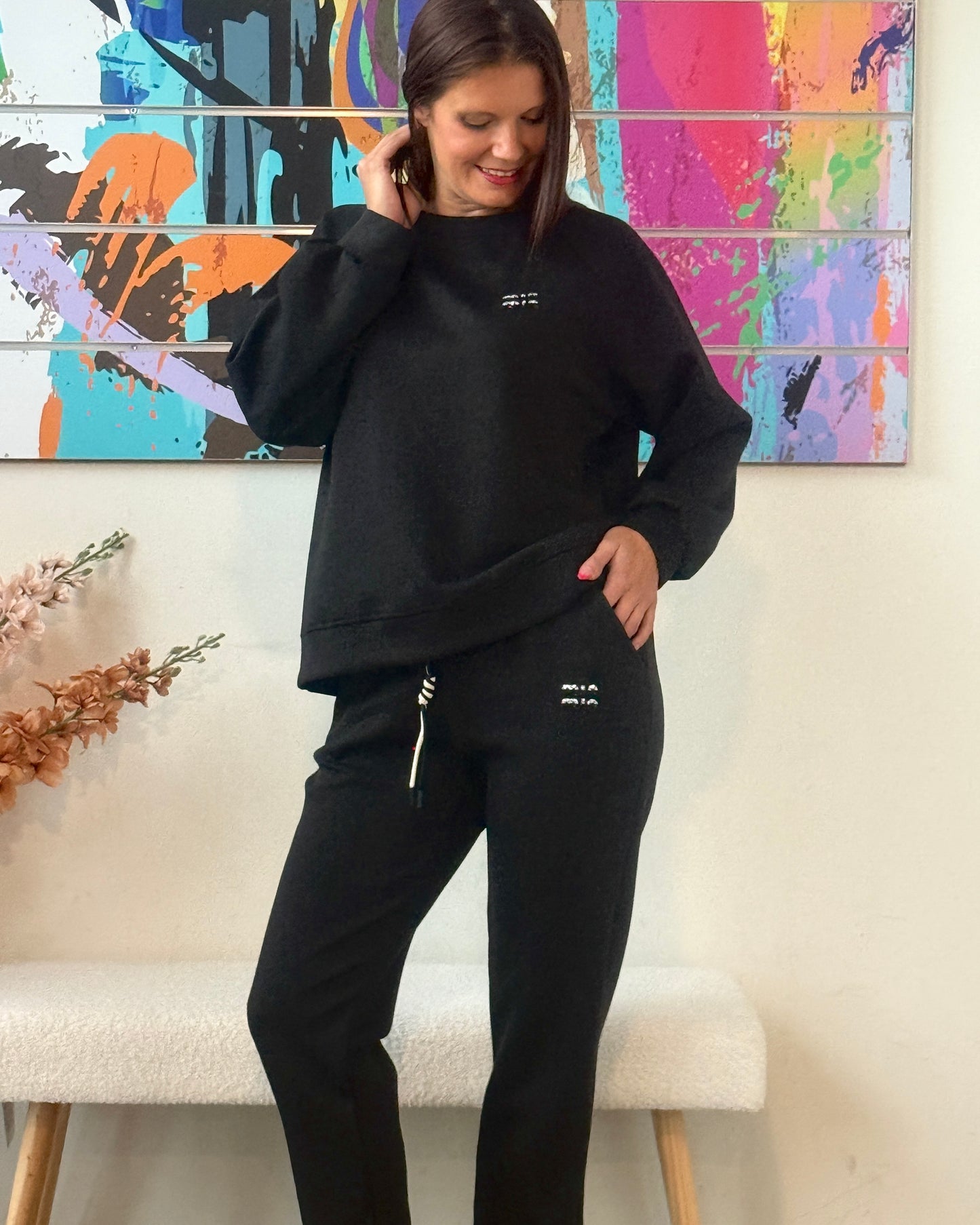 Ensemble Marguerite noir