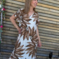 Robe Lorine marron