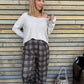 Pantalon Germaine brun