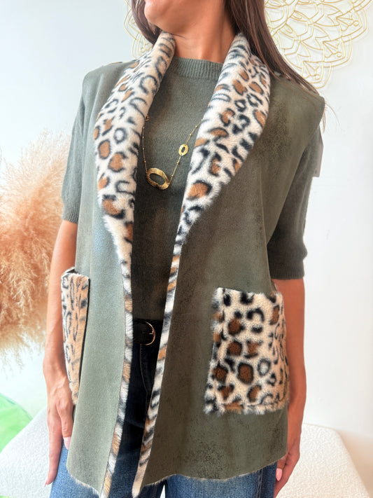 Gilet Selva kaki