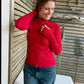 Sous pull Mélodie rouge