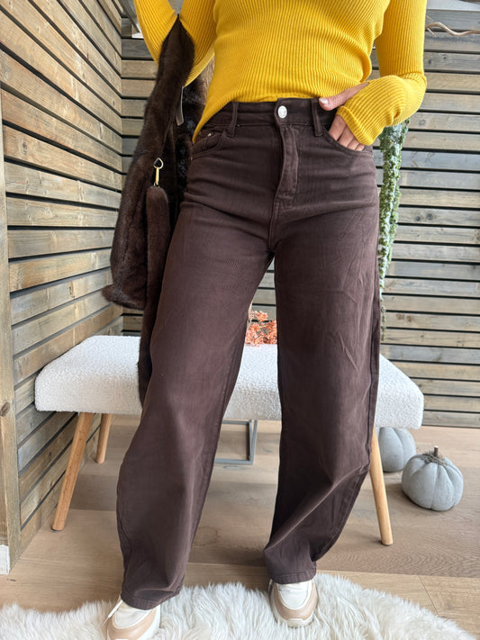 Jeans Zélina marron