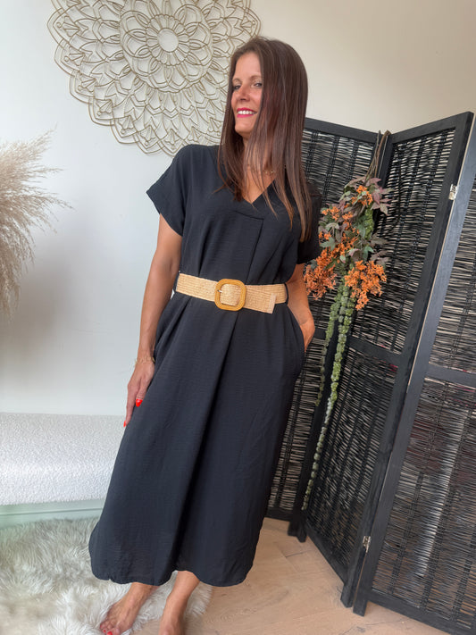 Robe longue Sohane noire