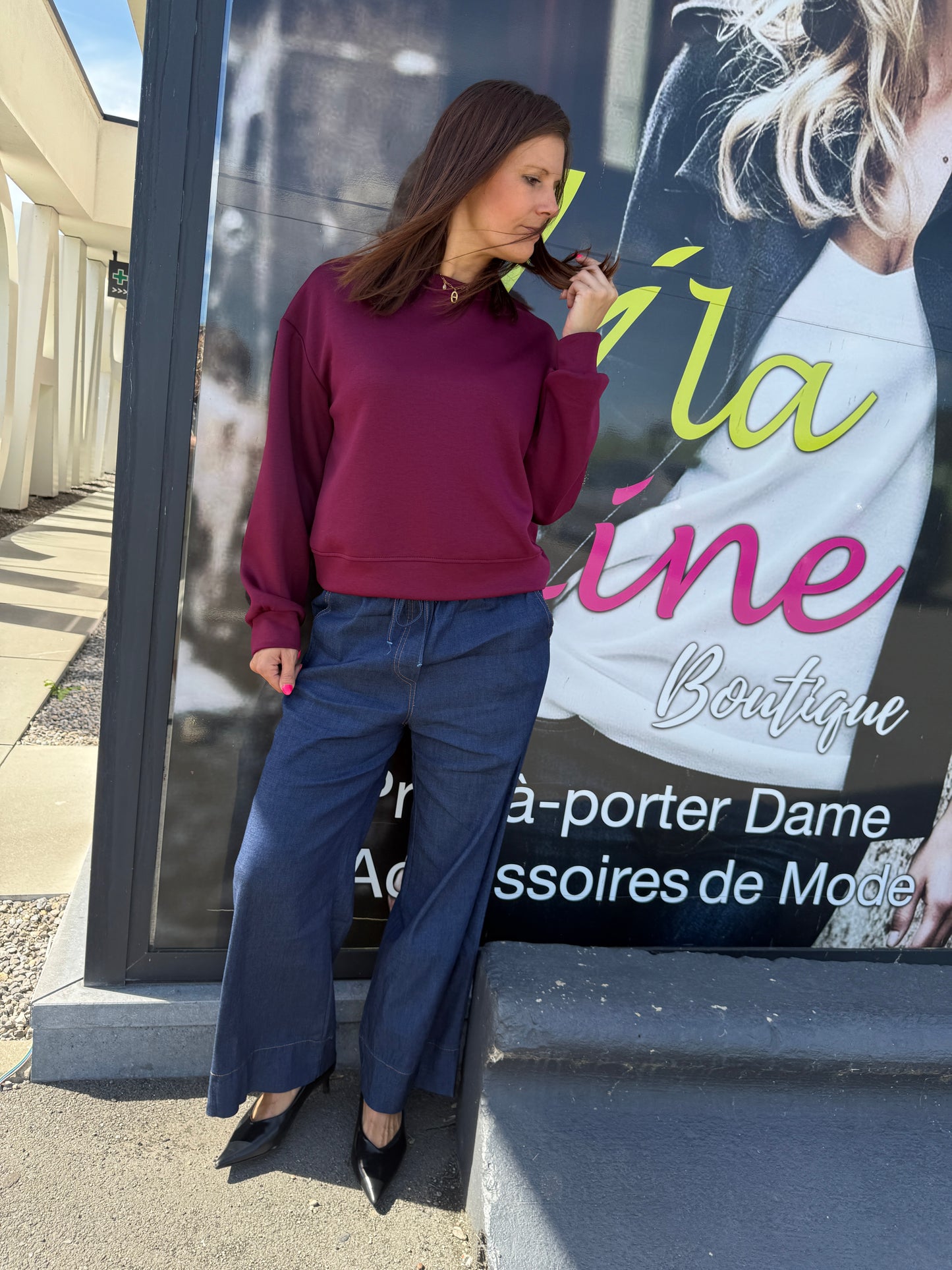 Sweat Brenda Bordeaux