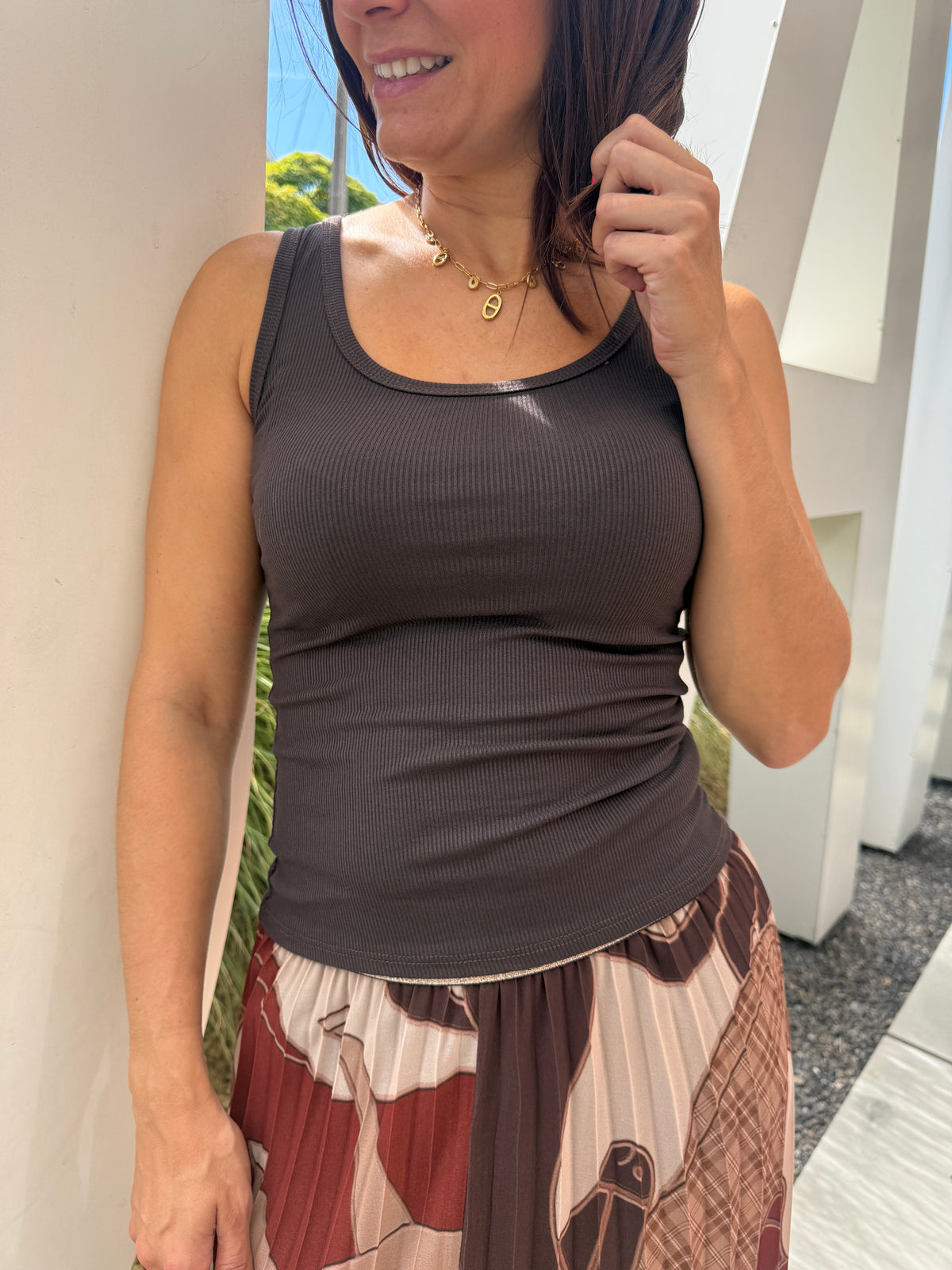 Top Lara chocolat