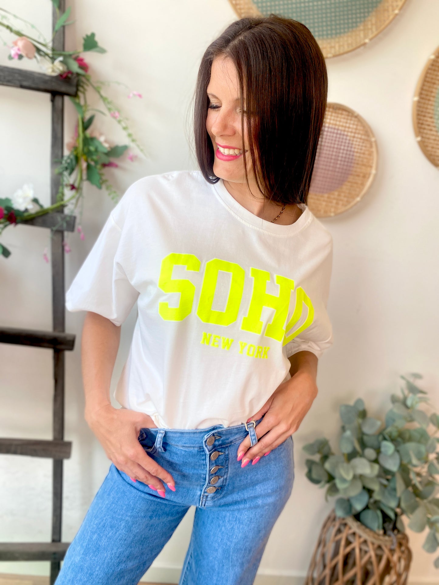 T-shirt LOGAN jaune