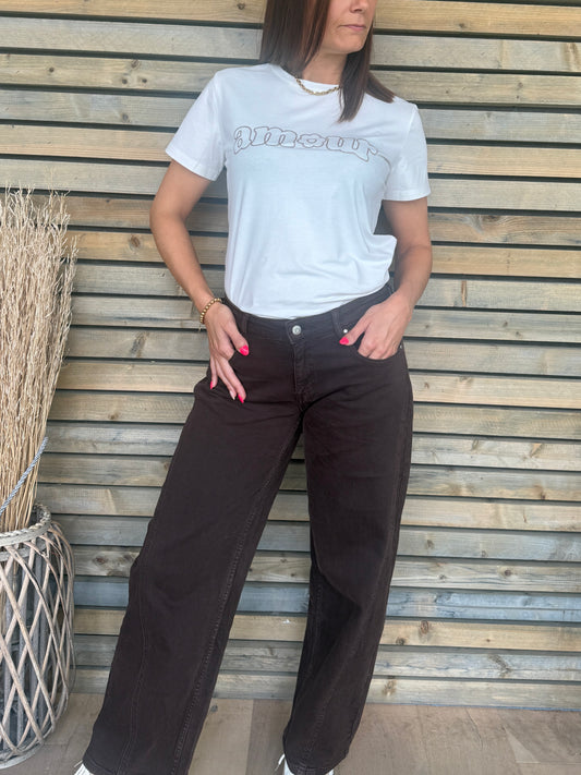 T-shirt Alma blanc cassé