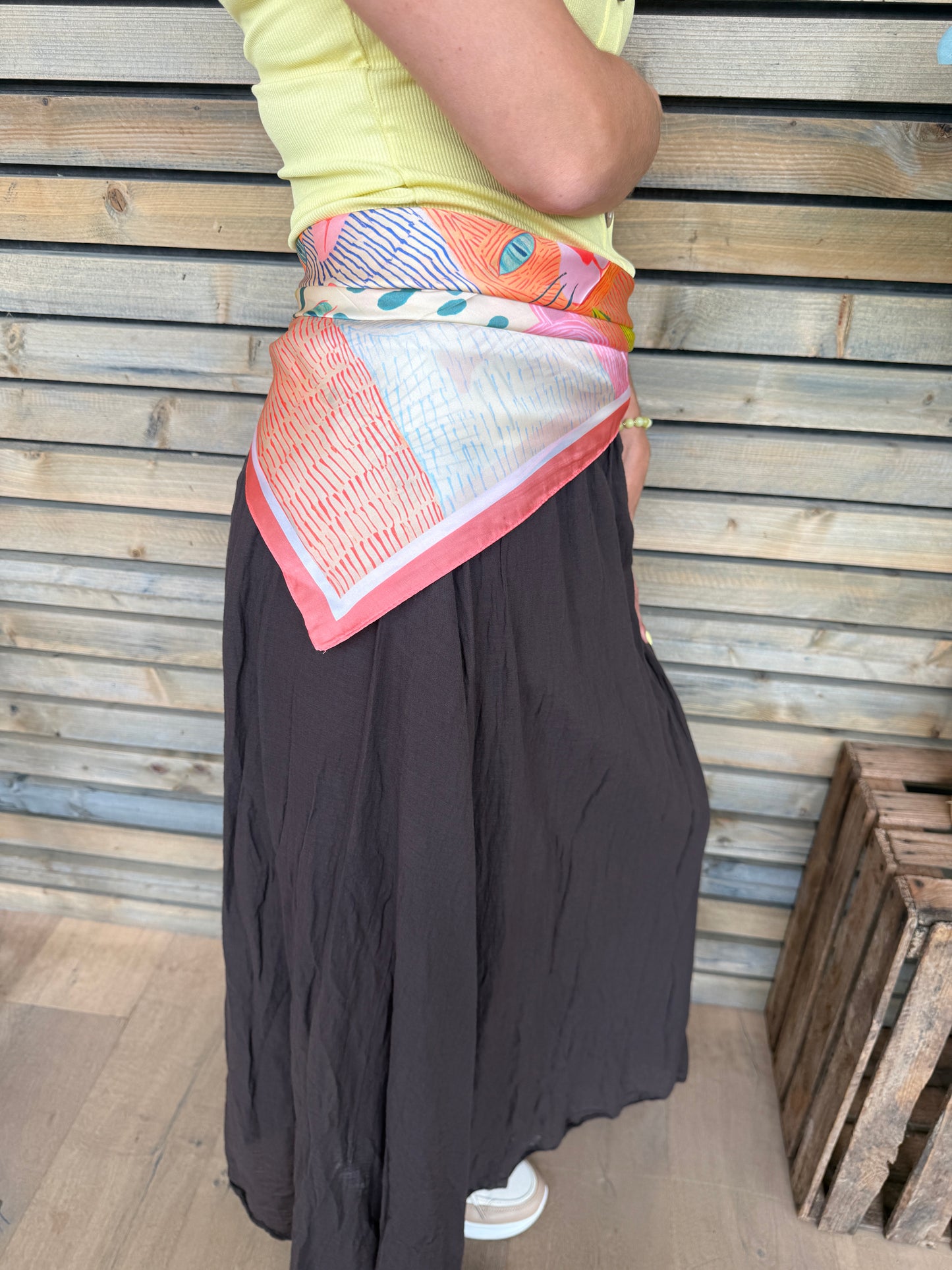 Foulard Jayo corail