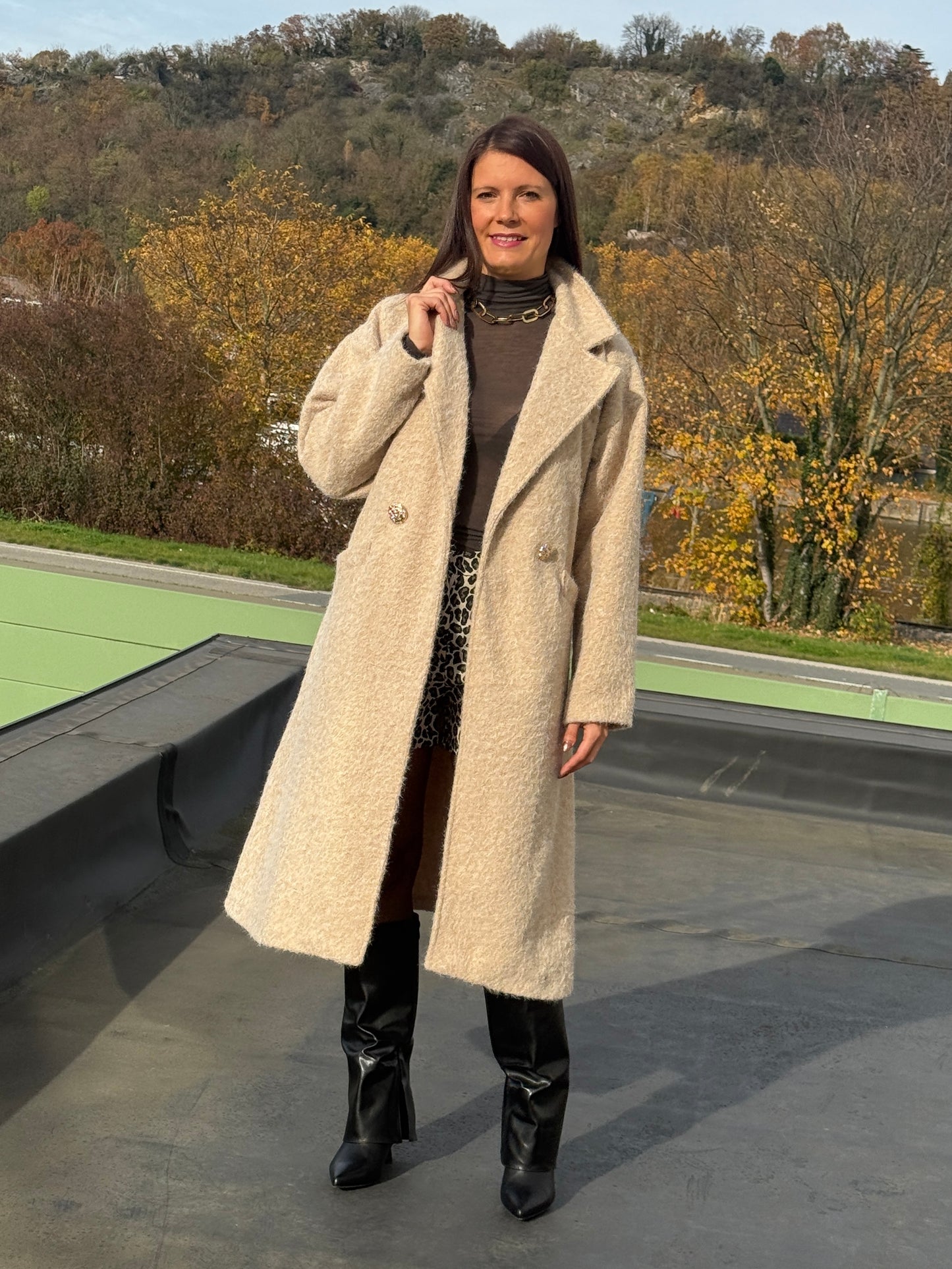 Manteau Alanza beige