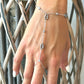 Bracelet bague Sienna argenté