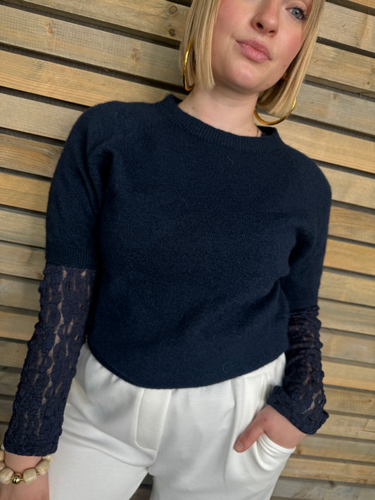 Pull Izé bleu marine