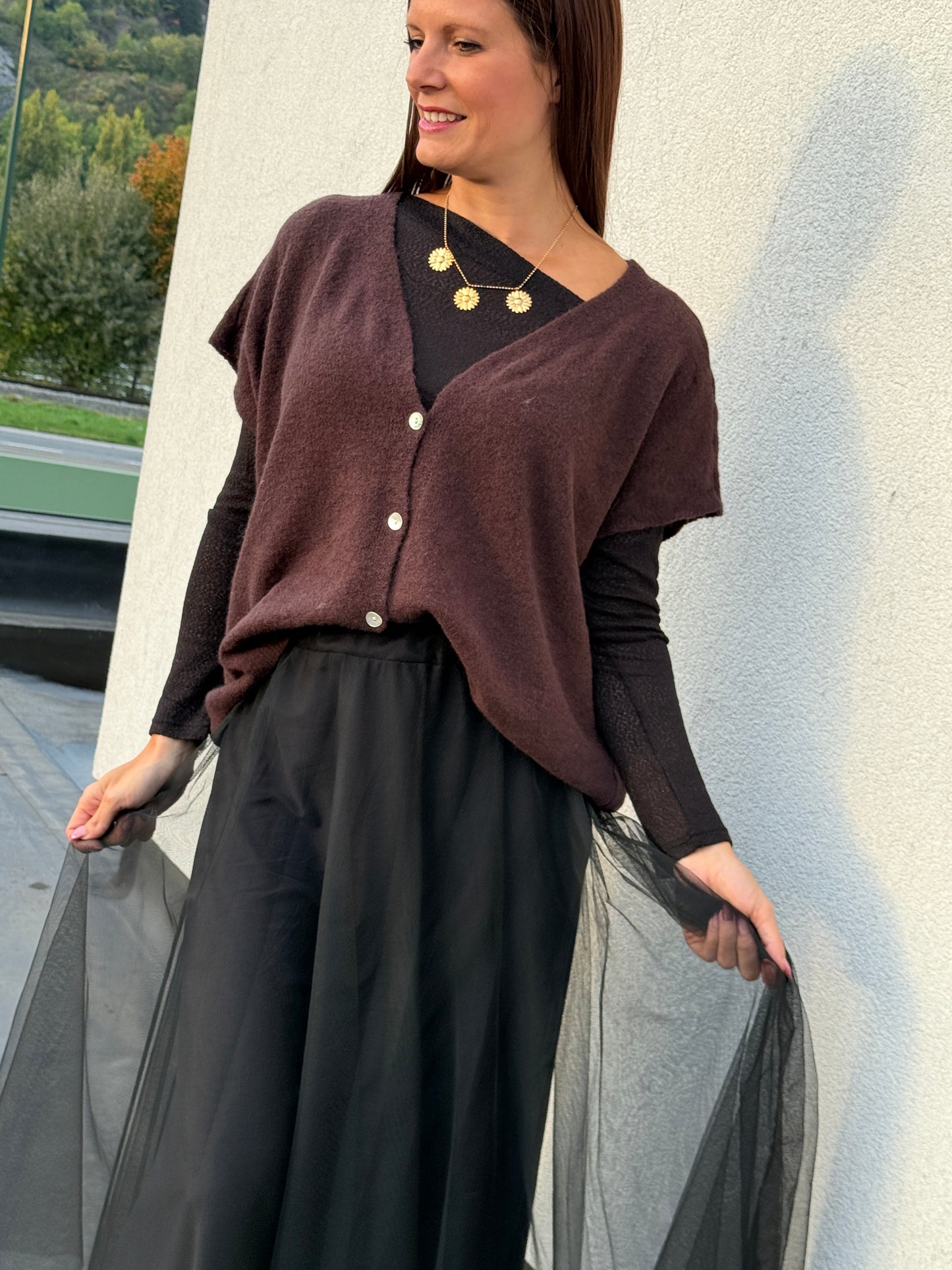 Débardeur Bianca chocolat