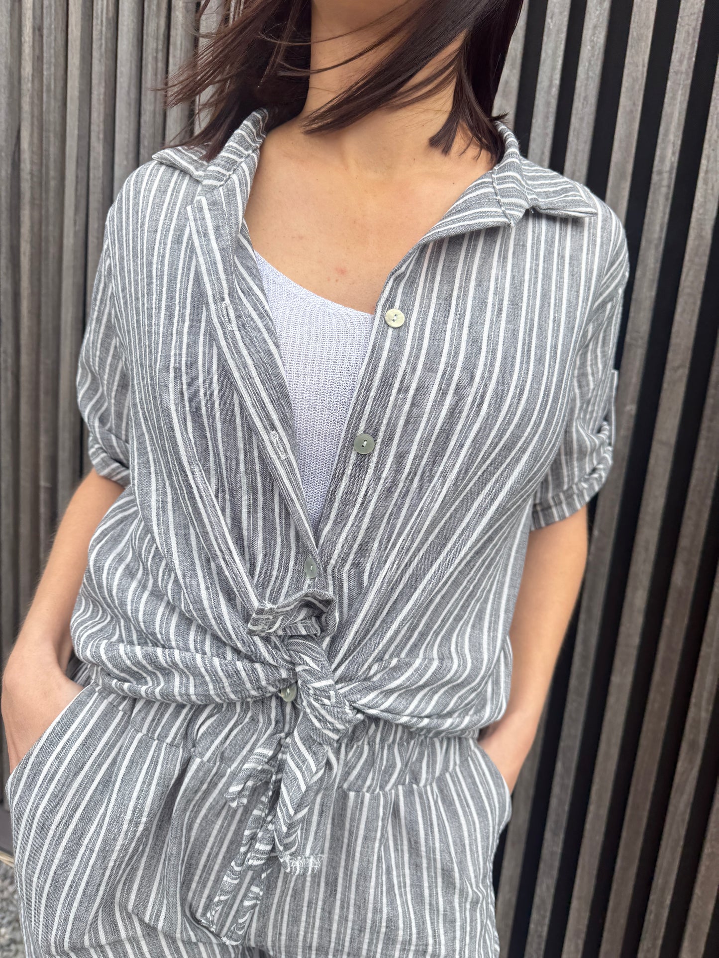Chemisier Anémone gris