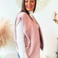 Gilet Marius rose poudre
