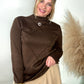 Pull Doria chocolat