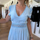 Robe Esmeralda bleu ciel