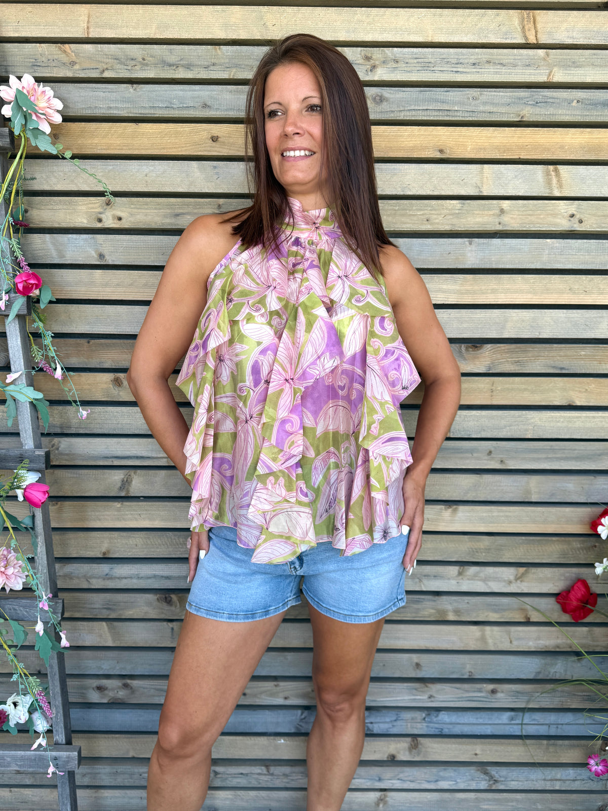 Blouse Eglantine rose