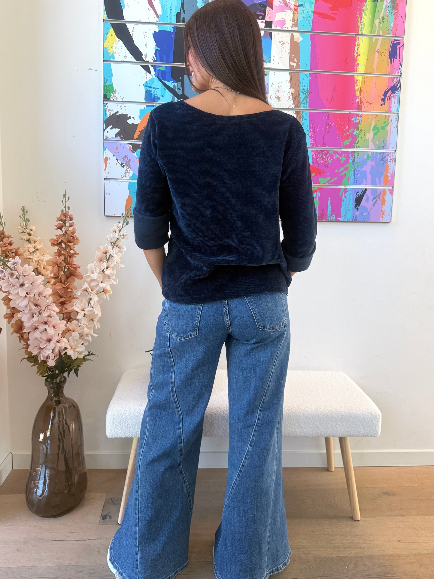 Pull Mya bleu marine