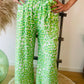 Pantalon Lino vert