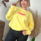 Sweat Iconic jaune