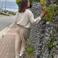 Pantalon Diana beige