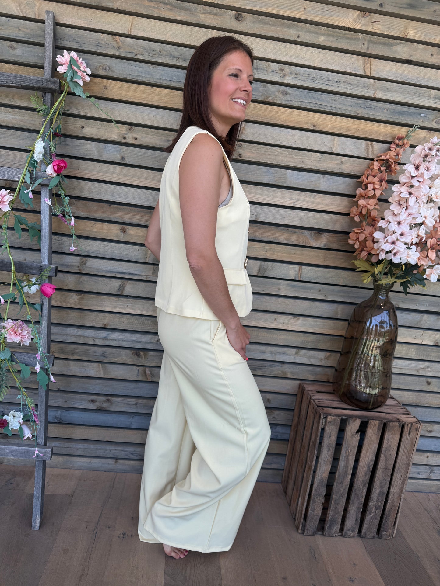 Ensemble Nyla jaune doux