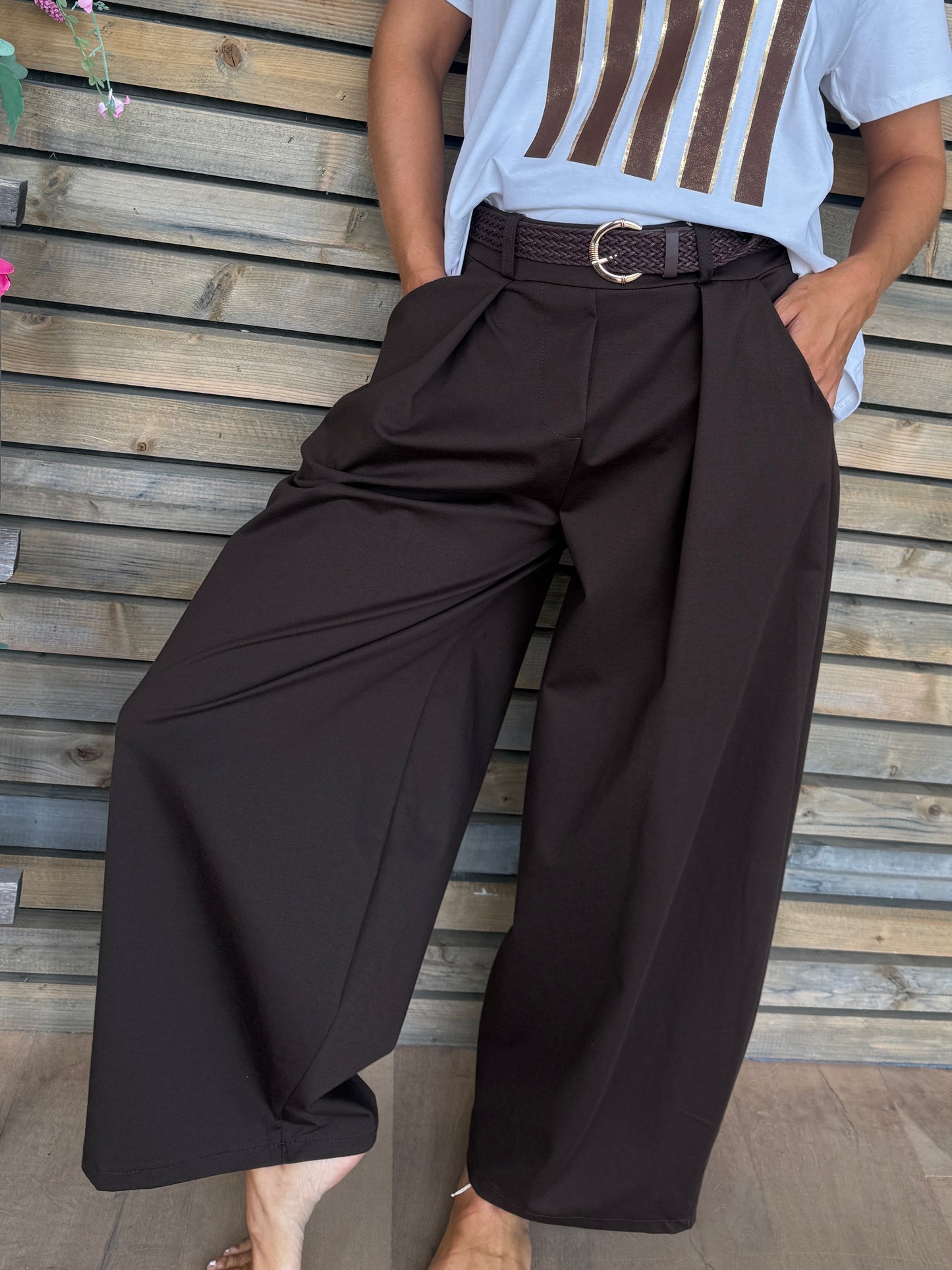 Pantalon Lola chocolat