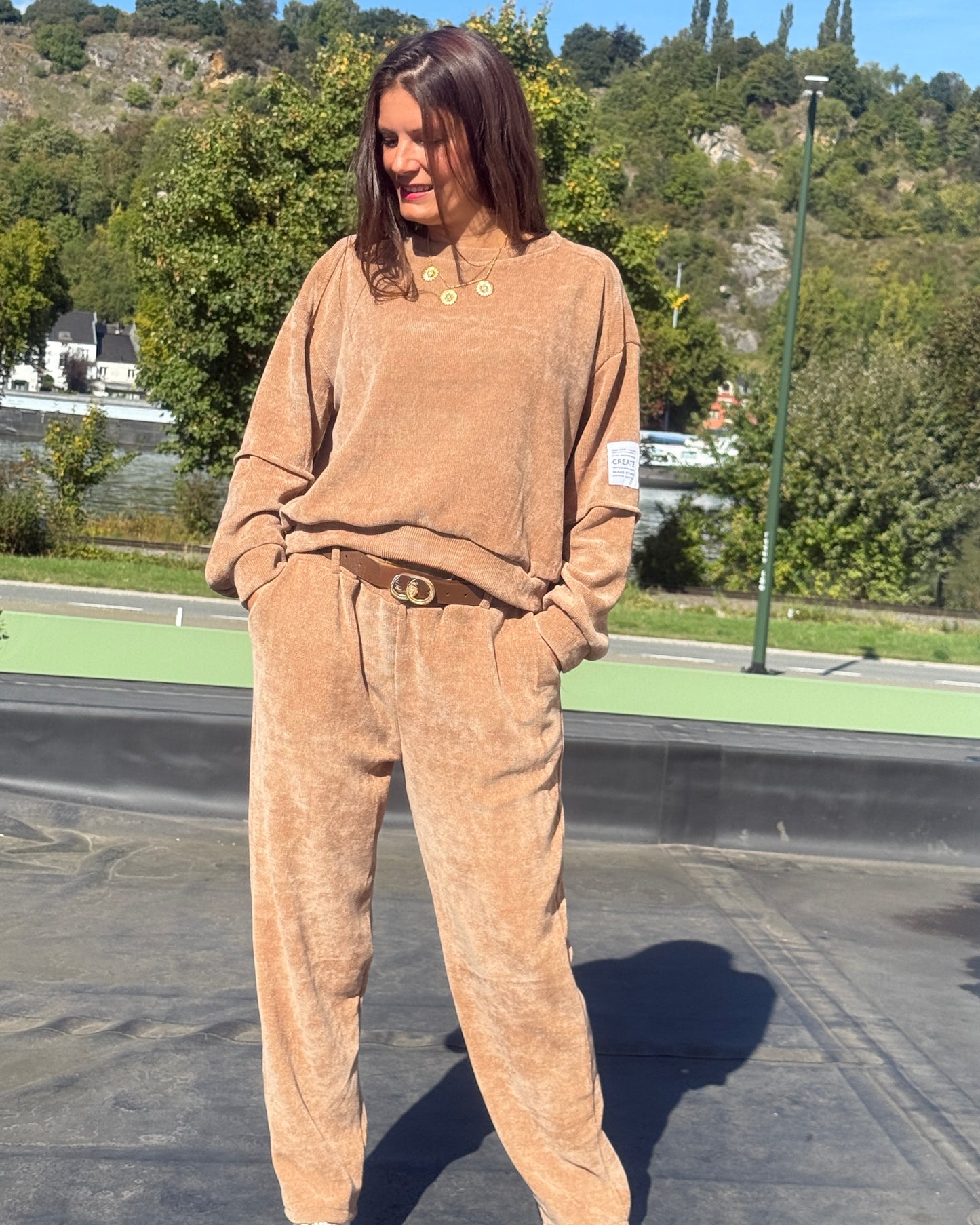 Pantalon Magalie camel