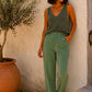 Pantalon Hermione vert