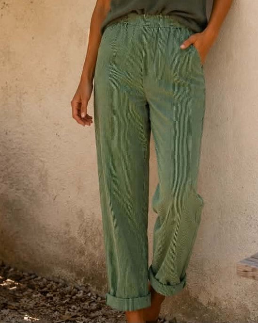 Pantalon Hermione vert