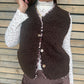Gilet Shirley chocolat