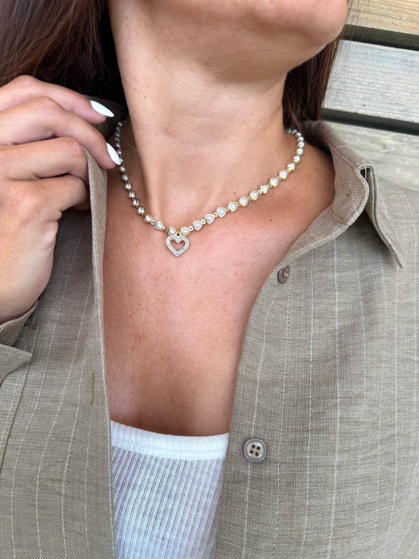 Collier Delphine doré