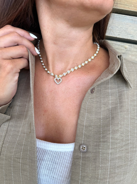 Collier Delphine doré