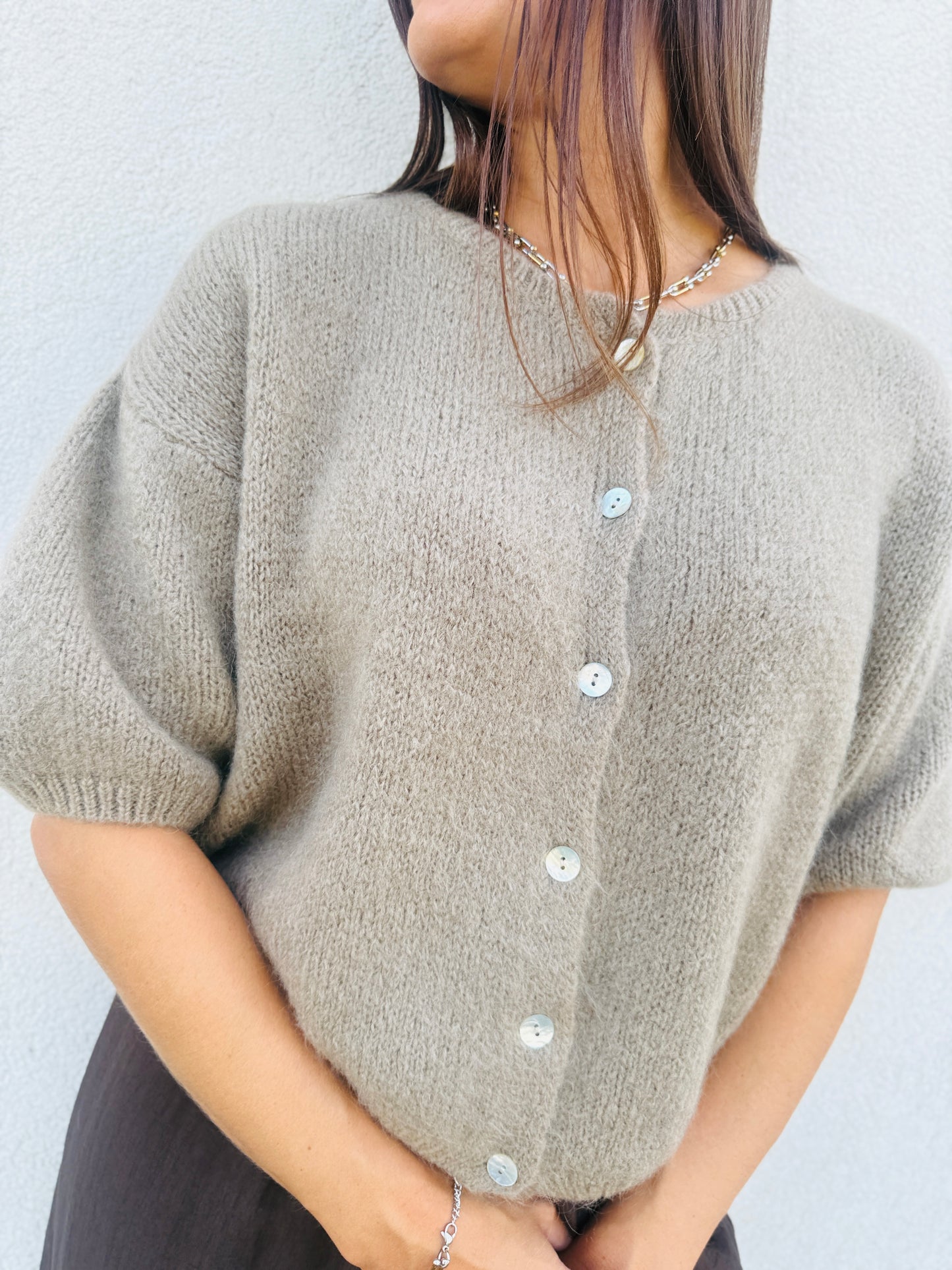 Gilet Cosy taupe