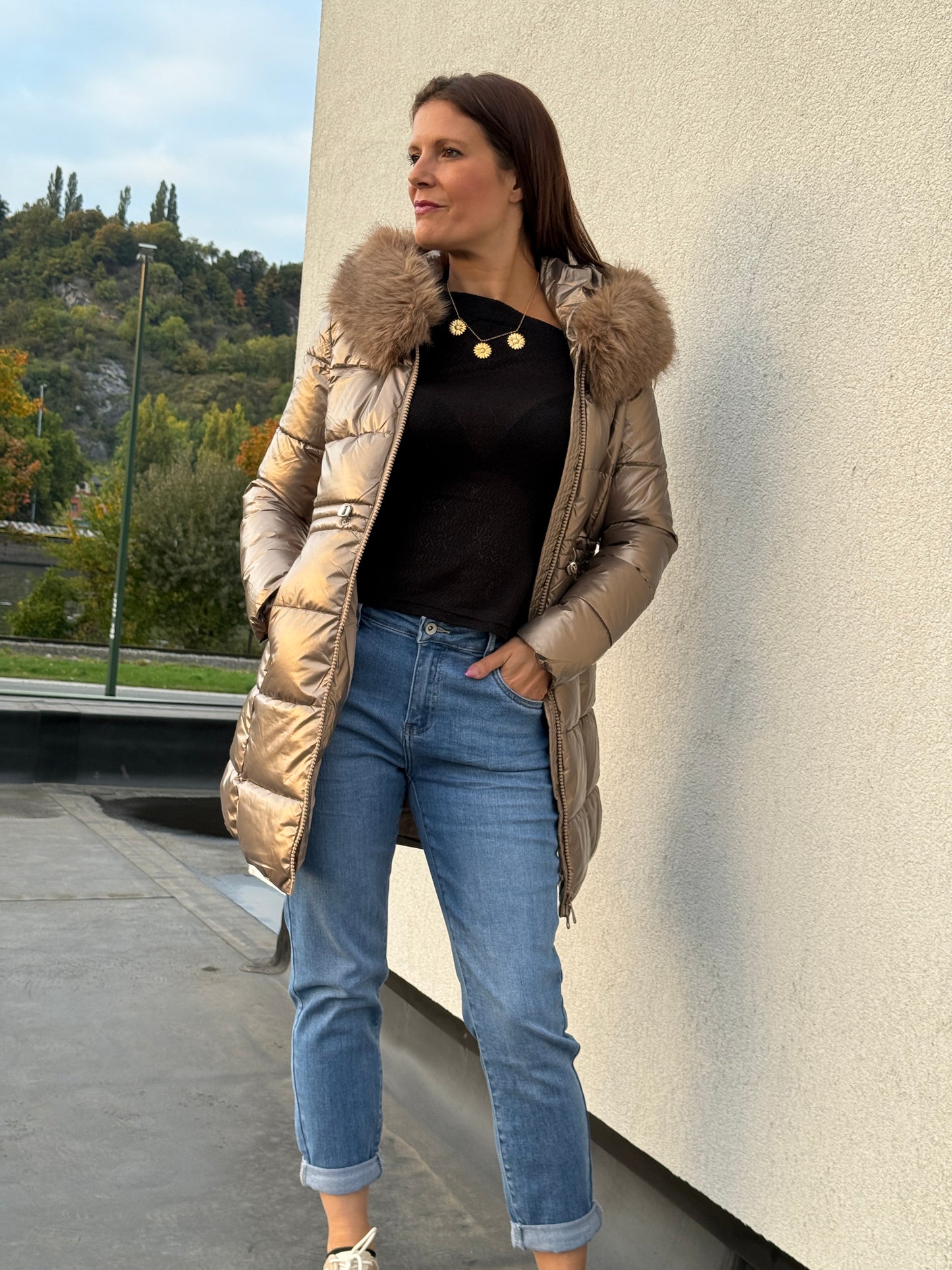 Doudoune Samy bronze