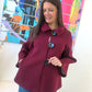 Veste Lupin bordeaux