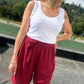 Short Summer grenat