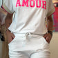 T-shirt Amour