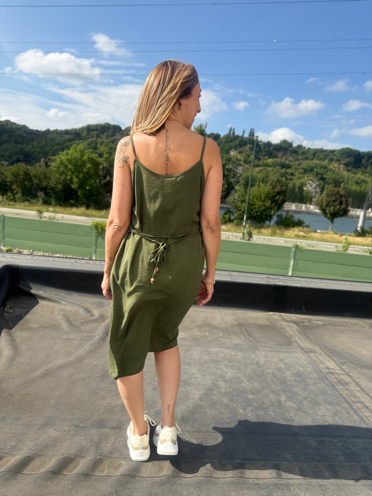 Robe Martine kaki