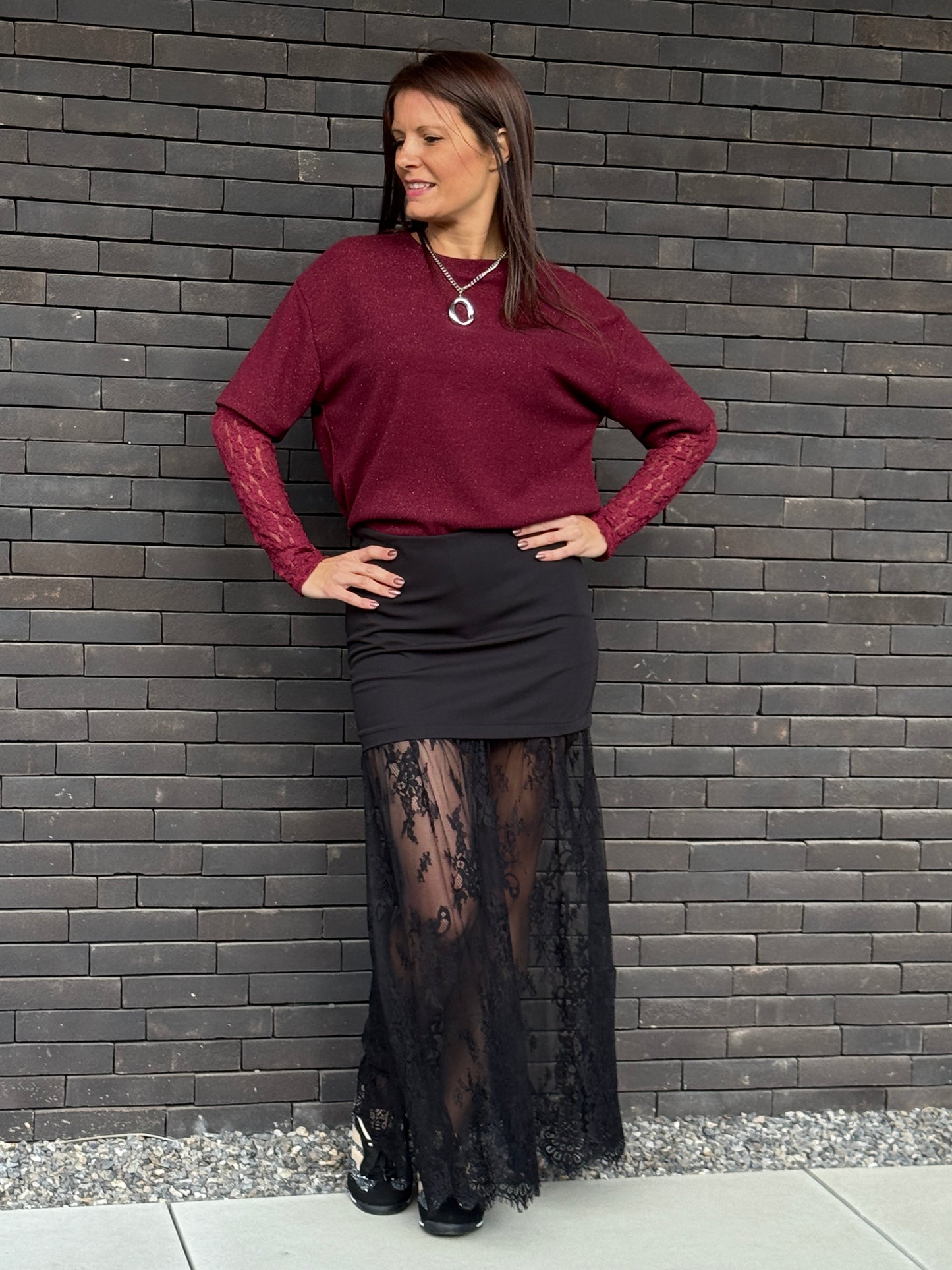 Pull Gloria Bordeaux