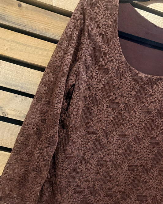 Blouse Enid chocolat