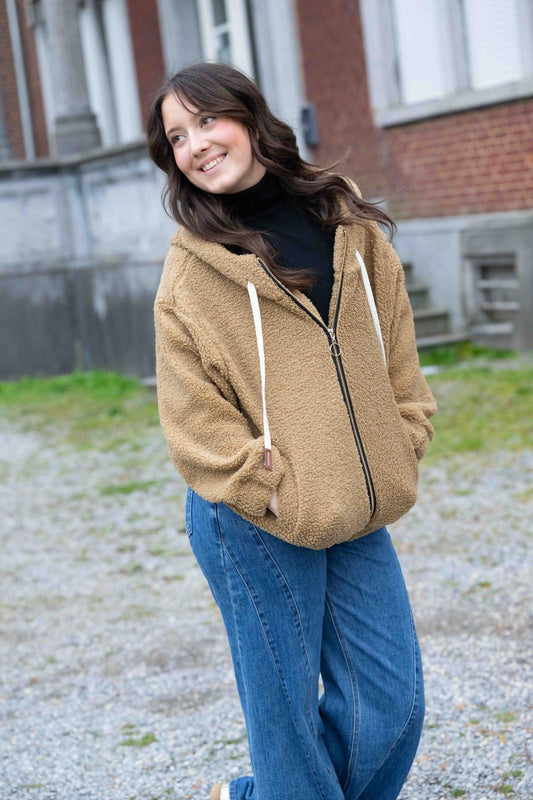 Veste Juna camel