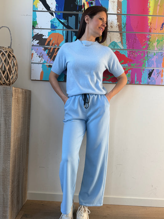Pantalon BASILE BLEU CIEL