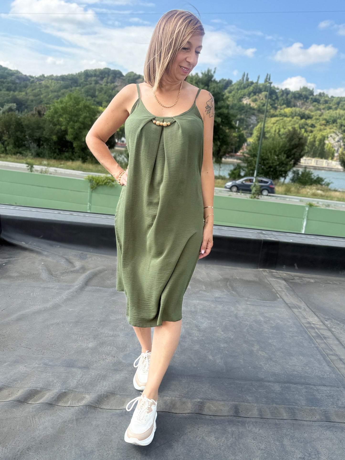Robe Martine kaki