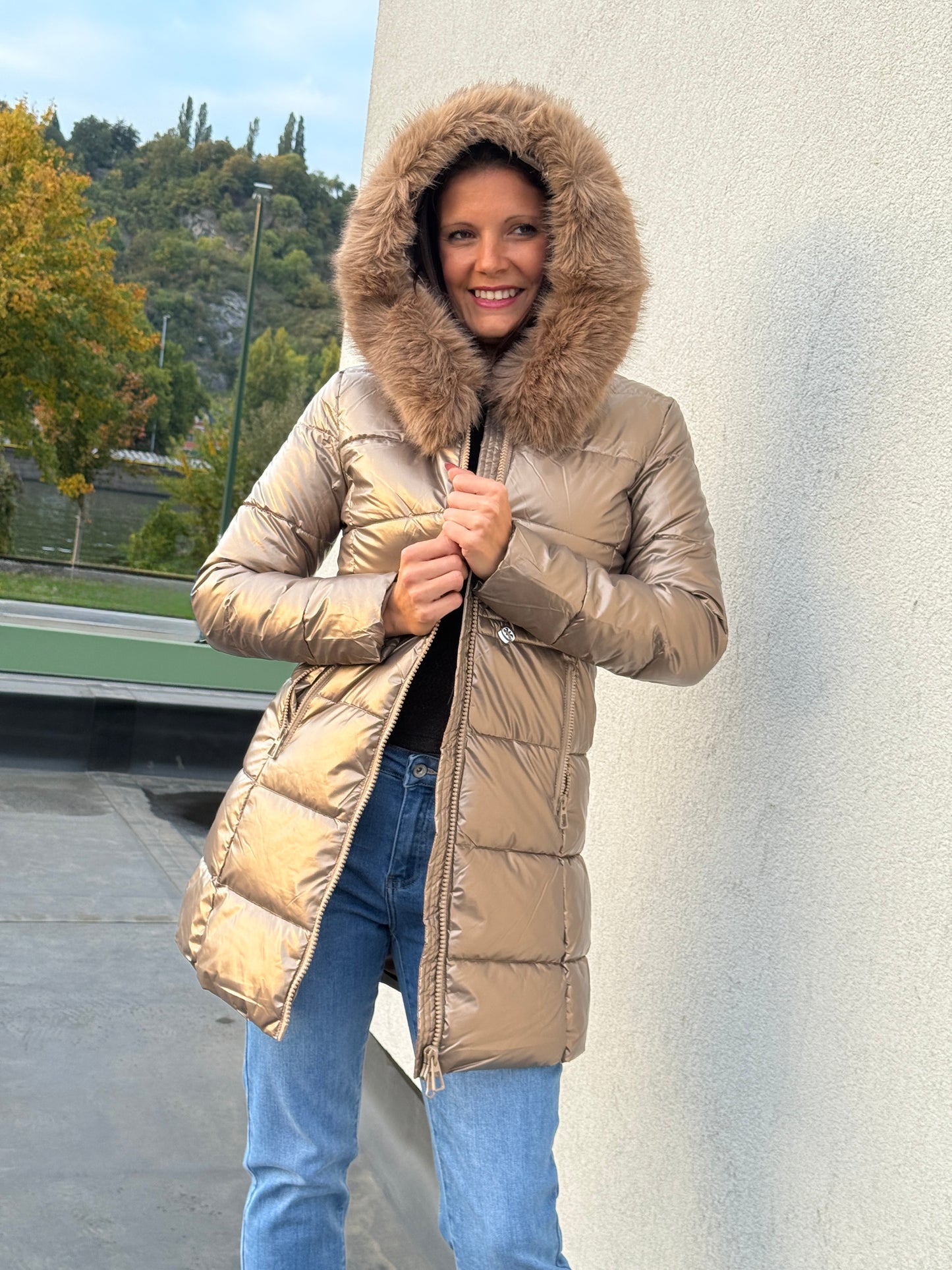 Doudoune Samy bronze