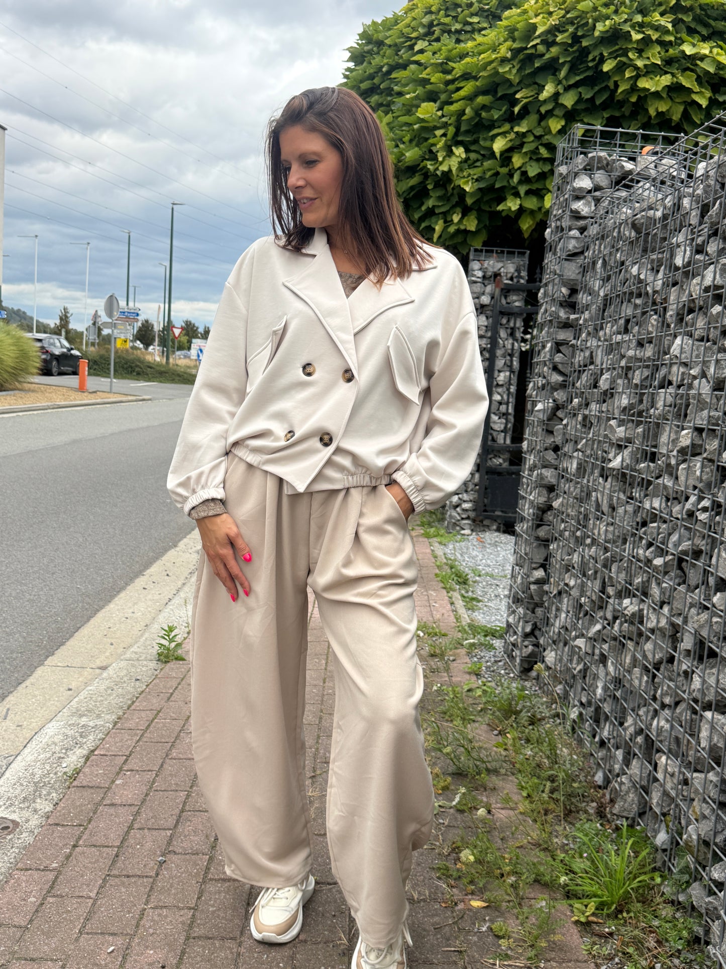 Pantalon Diana beige