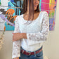 Blouse Enid blanc