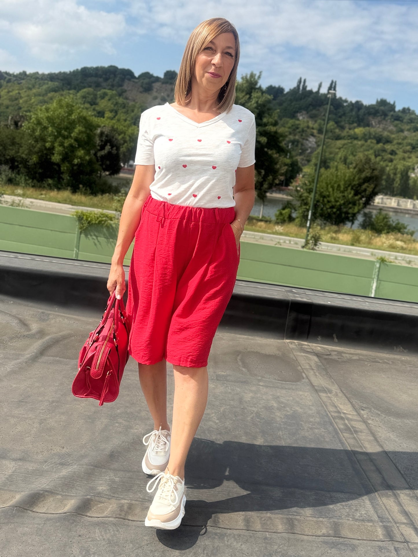 Sac Nadège rouge