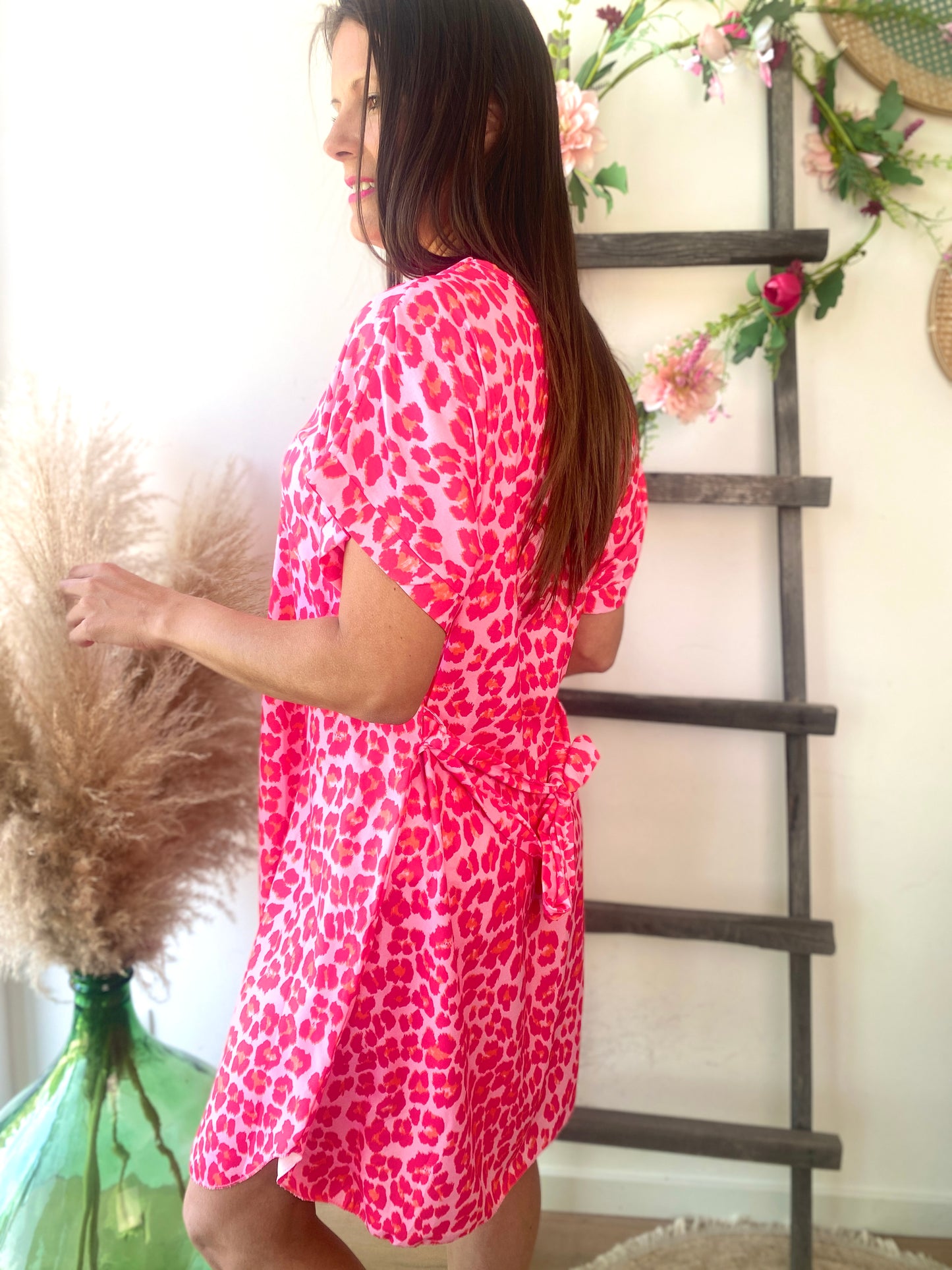 Robe Albane fuchsia